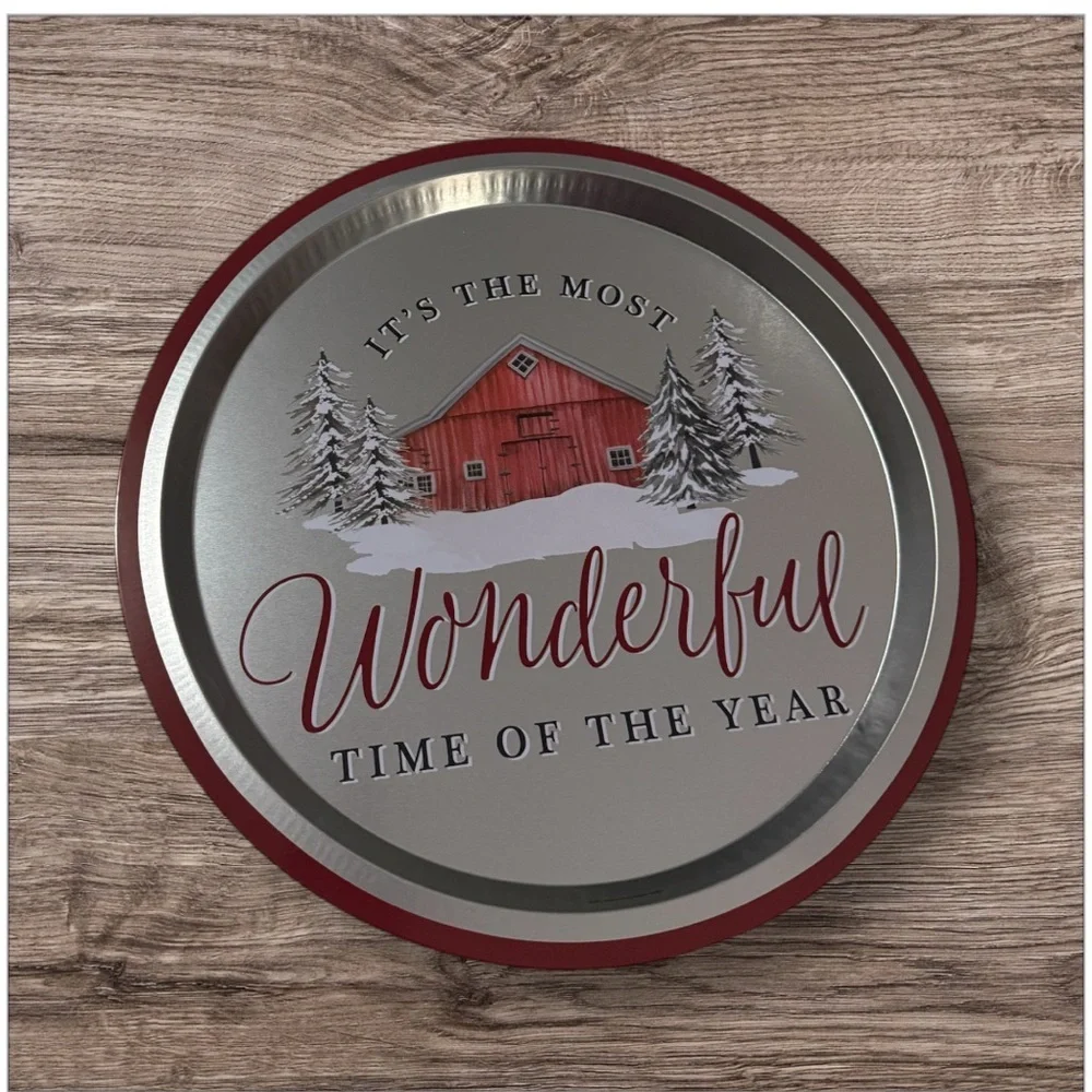 Christmas Kitchen Gift Bundle | Oven Mitts, Pot Holders & Decorative Tins | NWT